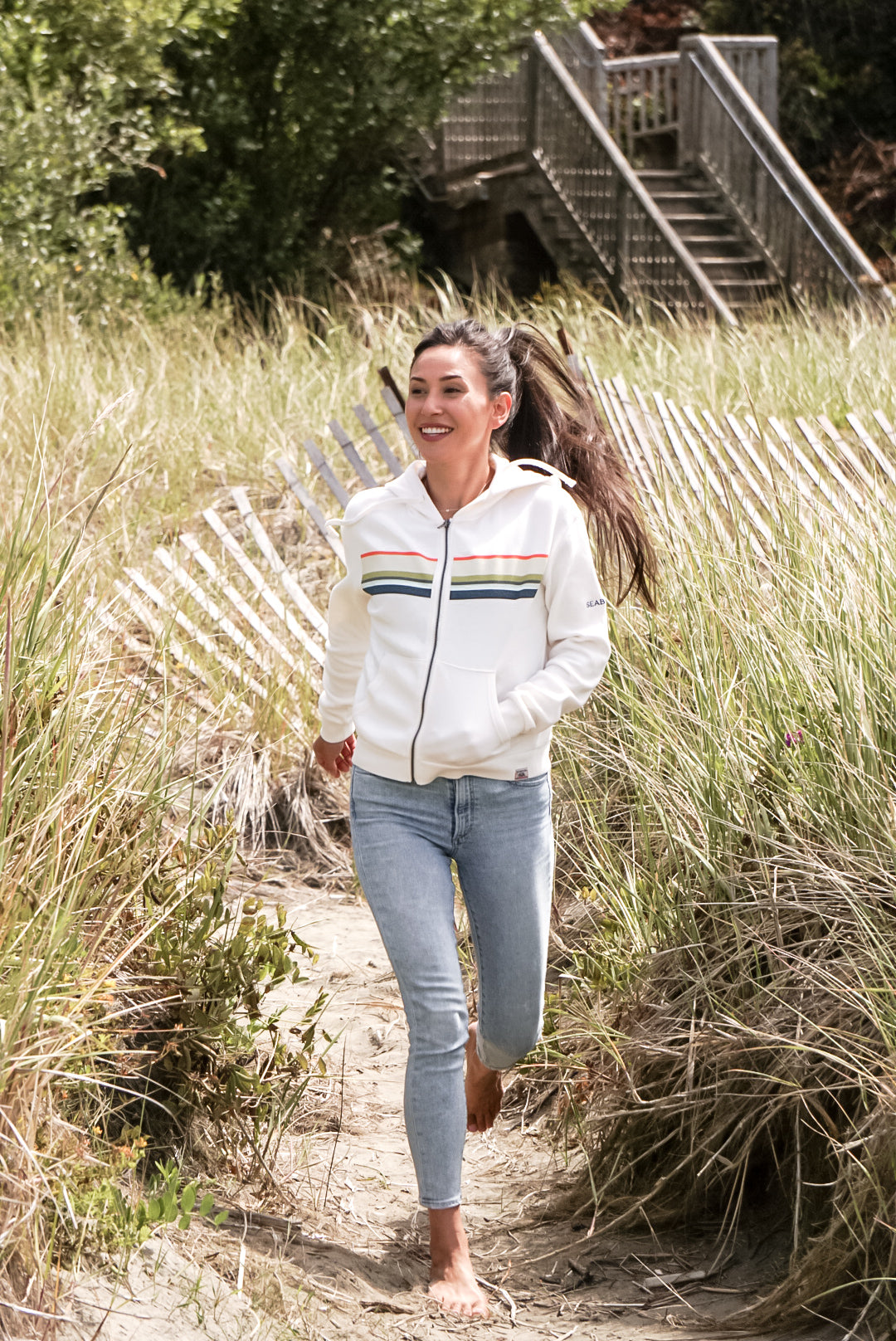Women's Seabrook Stripe Full-Zip Hoodie