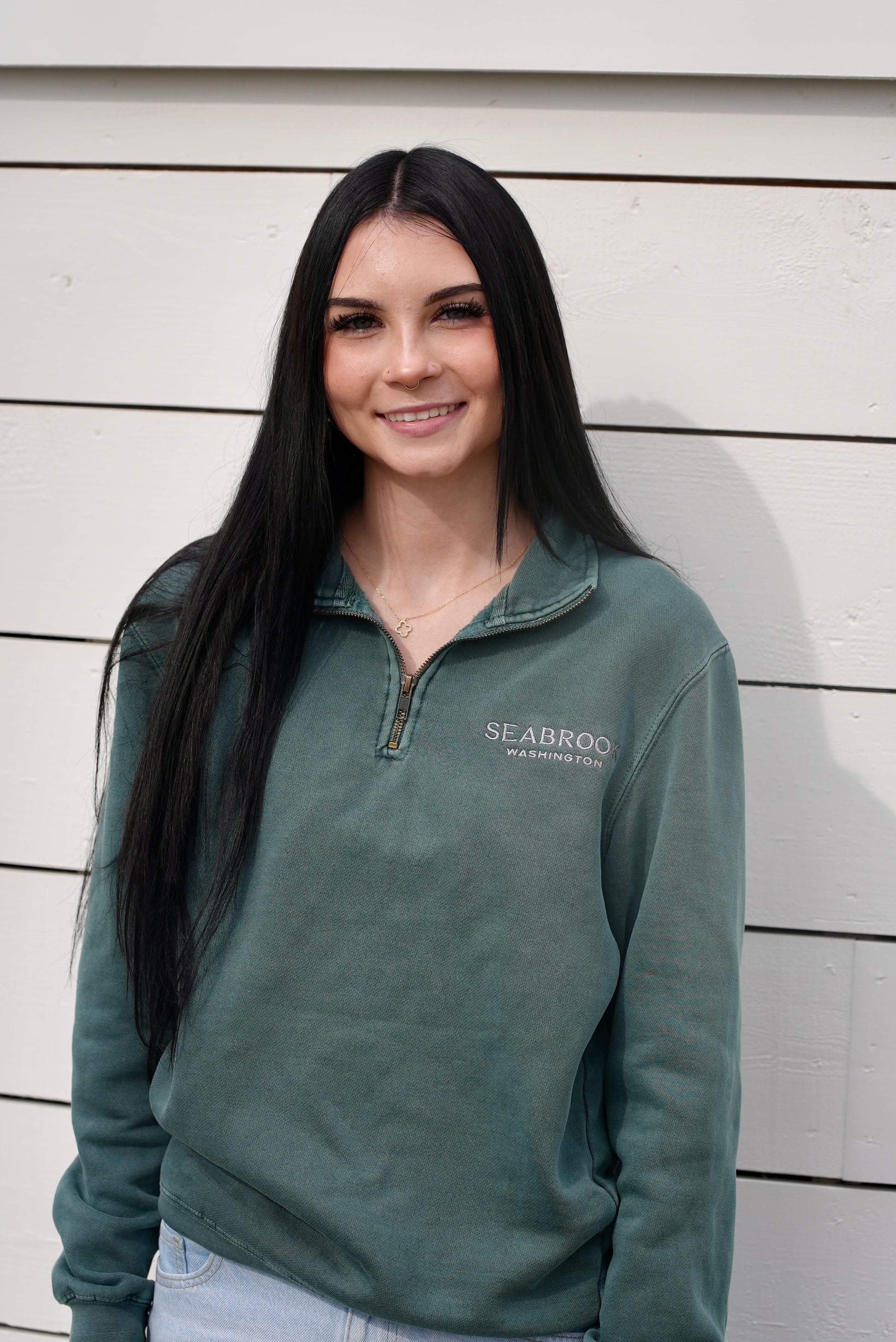 Pigment Dyed 1/4 Zip Fleece