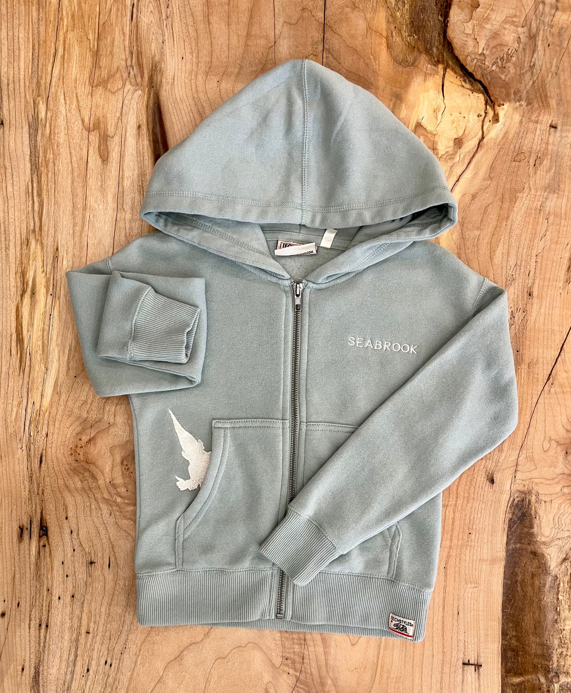 Youth Peeking Gnome Full-Zip Hoodie