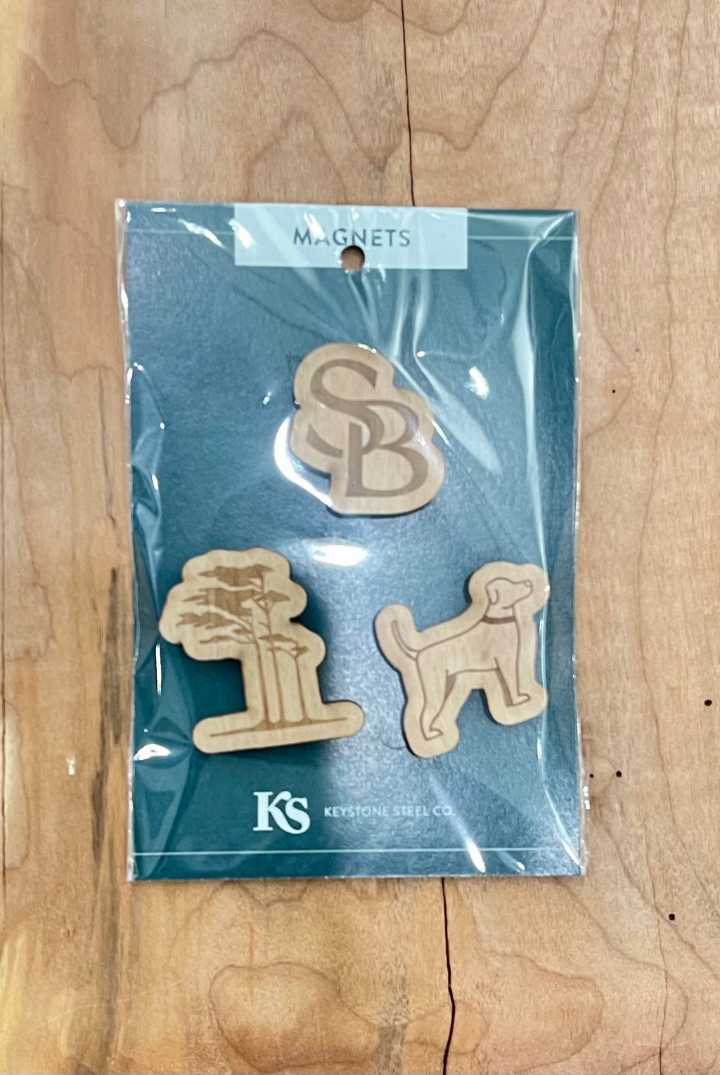 3-Pack Wood Mini Magnets