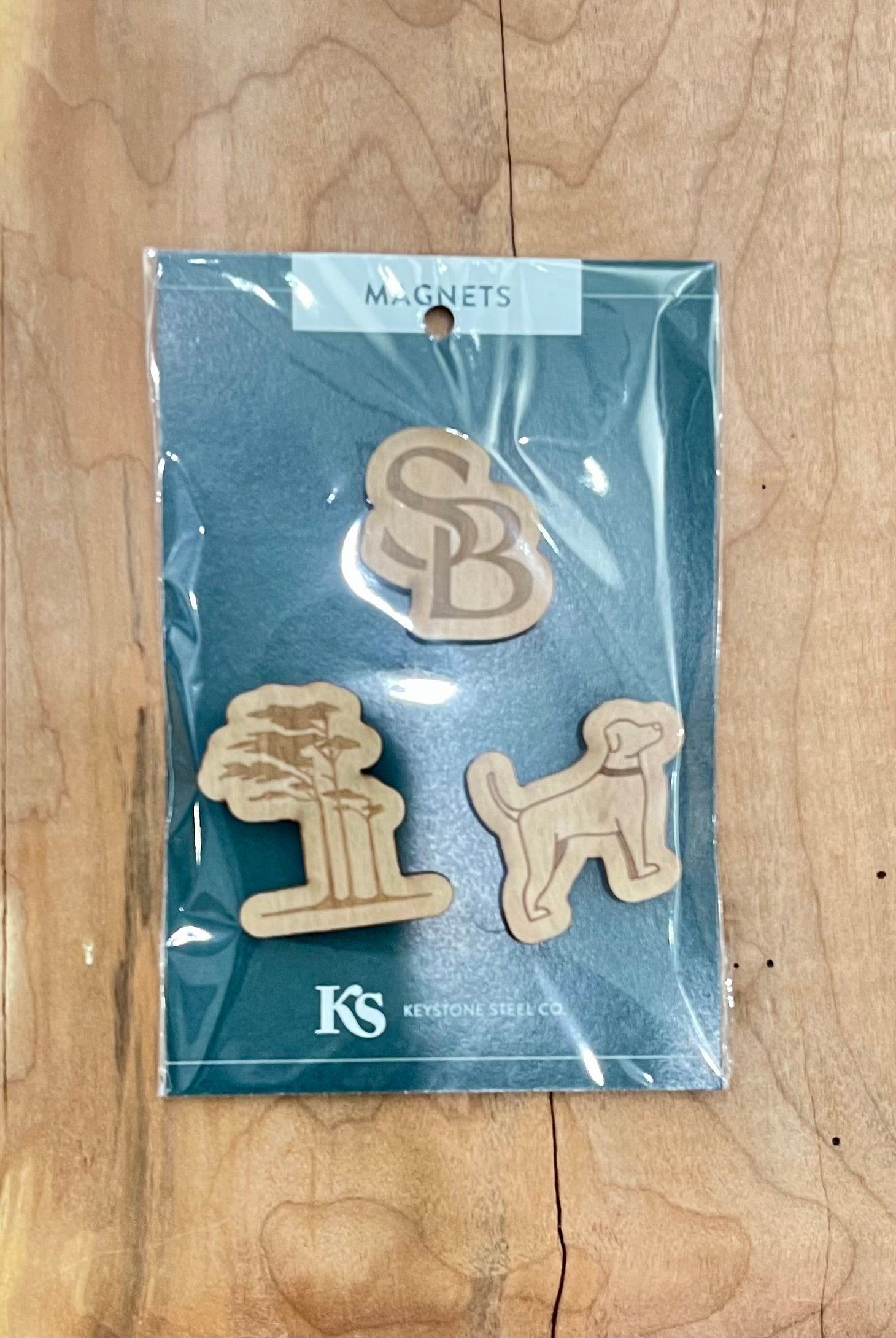3-Pack Wood Mini Magnets