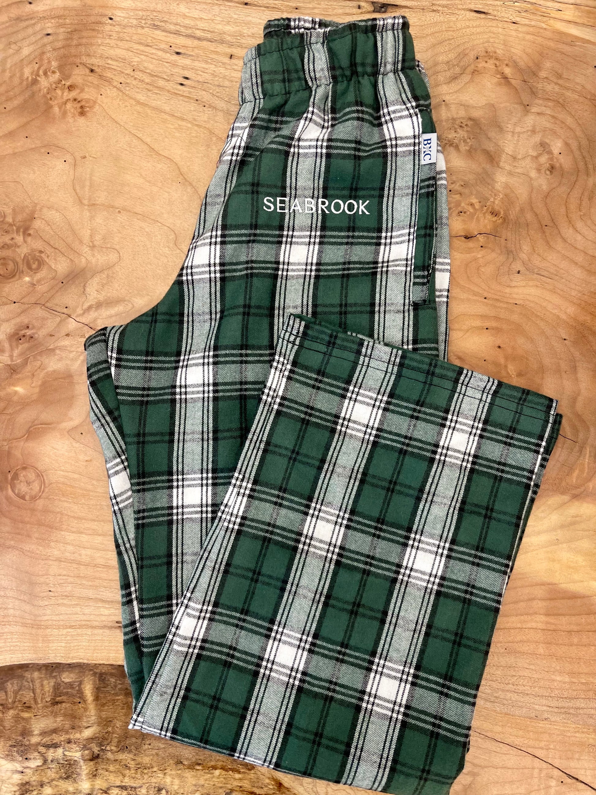 Youth Green Plaid Pants