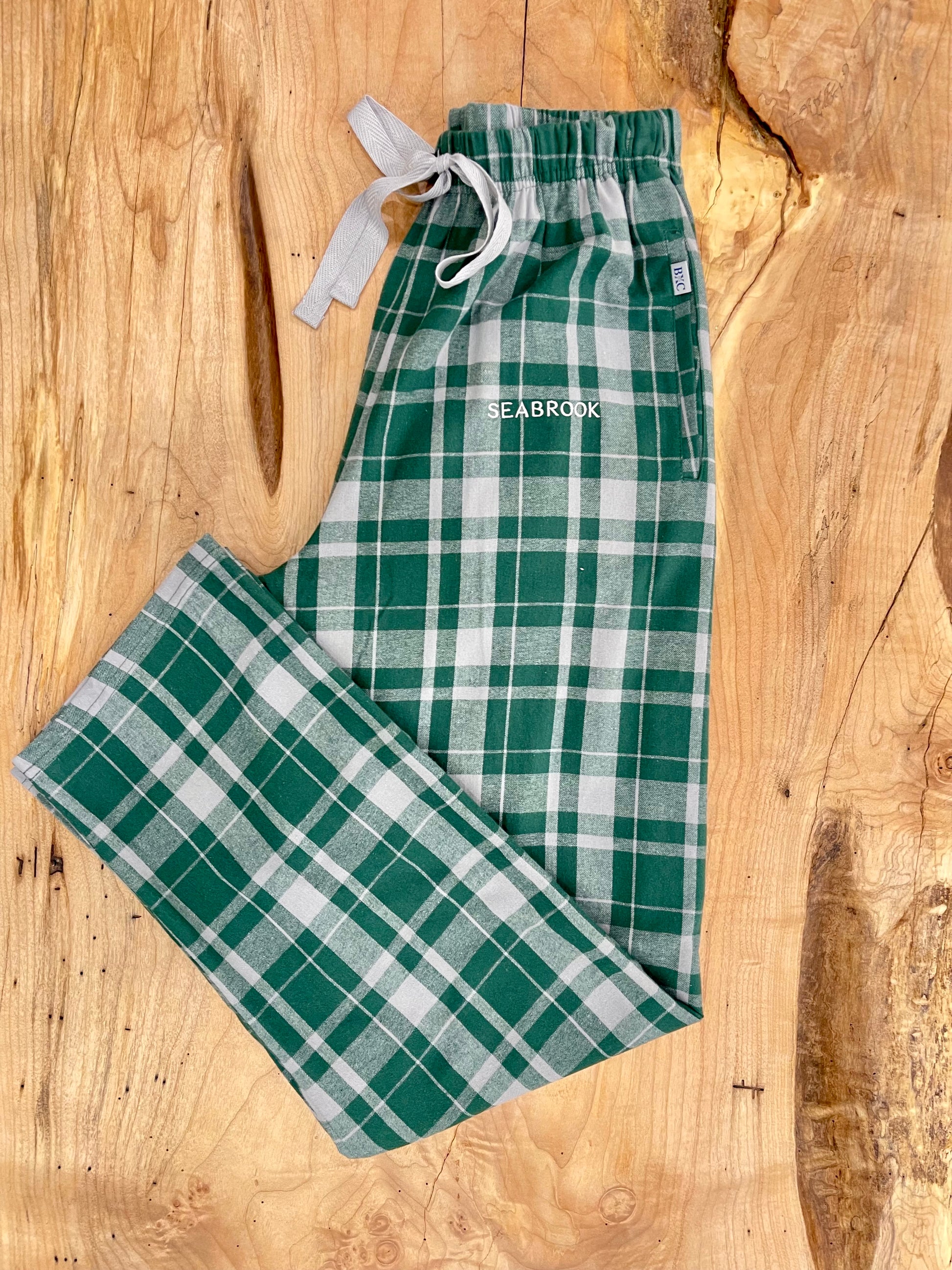 Women's Green Plaid Pants
