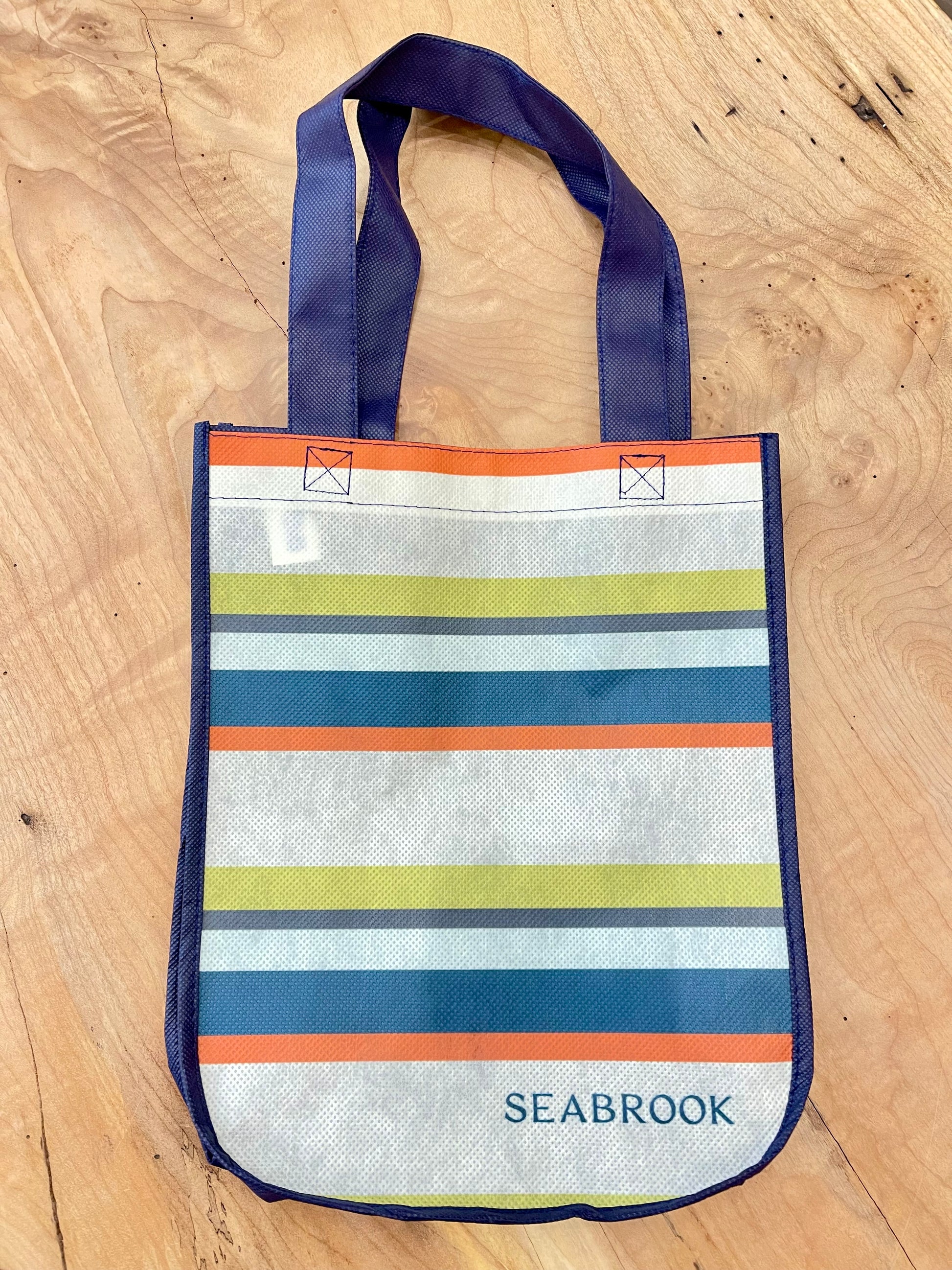 Seabrook Stripe Reusable Tote