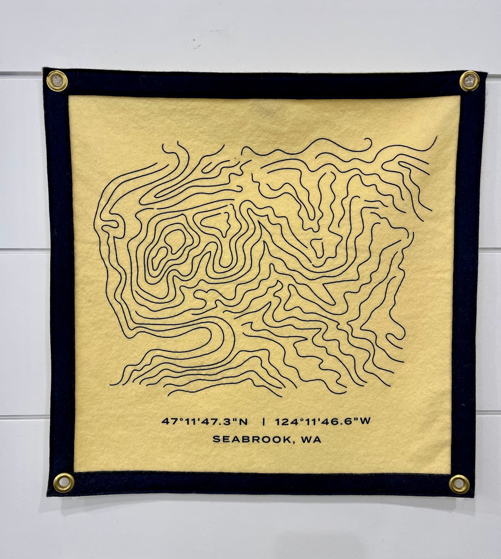 Topography Camp Flag